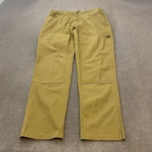 BlackOvis Hunting Pants Men's 38x34 Brown 3D Field Canvas Double Knee Workwear